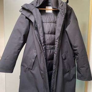 Frank & Oak Black Winter coat